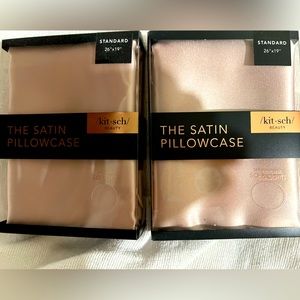 2 NIB Kitsch Blush Pillow Cases